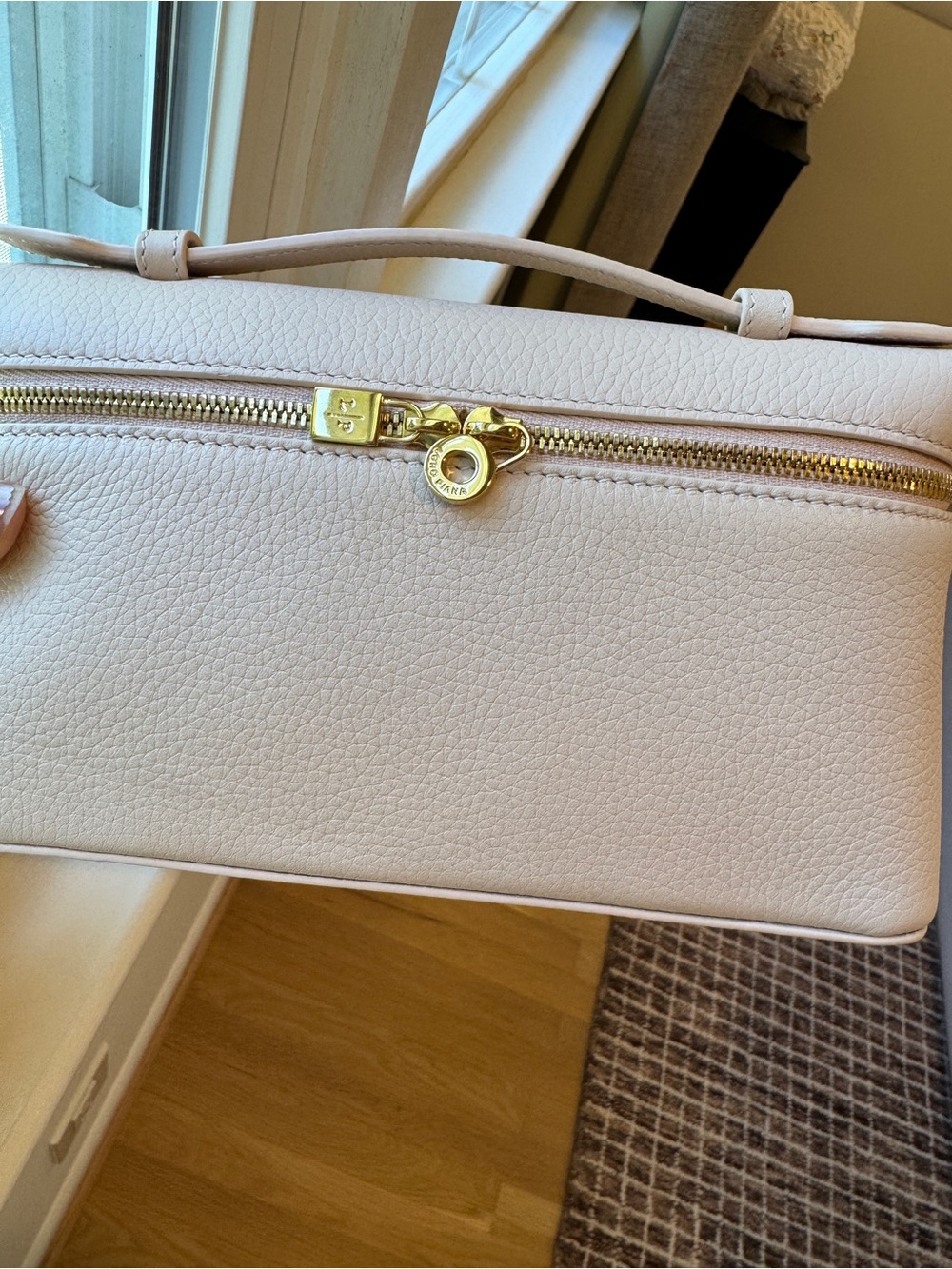 Loro Piana 19 Bag Tender Cream Pebbled Leather_Brand new - Picture 4 of 4